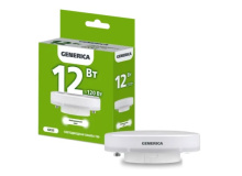 Лампа диод GX53 12Вт 4000К 1200Лм Generica (10/100)