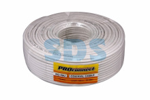 Кабель RG-59U 75 Ом CСS/Al/Al Proconnect белый (100/600)