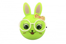 Ночник 220В Camelion NL-241 Зайка очкарик 4LED (24)