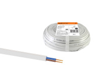 Провод ШВВП 2x0,75 ГОСТ  50м белый TDM (50)