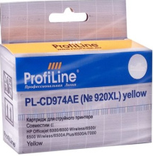 УЦЕНКА Картридж PROFILINE HP 920XL (CD974AE) yellow ИСТЕК СРОК