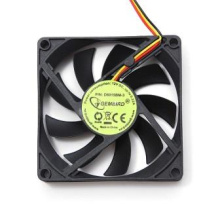 Вентилятор GEMBIRD 80*80*15 подш. 3pin провод 30см
