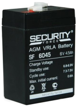 акк. Security VRLA 6- 4.5 (6В, 4.5А*ч) (20)