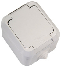 Роз. Makel IP44 1-ая с/з крышка (10/100)