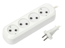 Удл 4гн  3м б/з ПВС 2200Вт 2x1мм² Smartbuy (40)