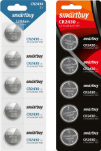 Бат лит CR 2430 SmartBuy 5xBL 3V (100)