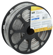 Лента диод 220В IP67  4.8Вт/м 3000К 2835 60LED/м 50м IEK