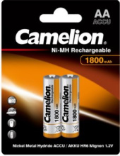 Акк NiMh R 6 1800мАч Camelion 2xBL (24/384)