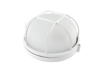 Св-к Е27 герм НПБ1302 60Вт D190x85мм IP54 решётка TDM белый (12)