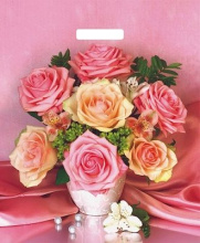 Пакет ПВД с вырубной ручкой 38х45 60мкм Виола (25)