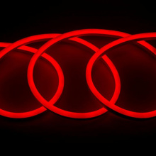 Лента неон 220В IP67 9.6Вт/м красный 2835 120LED/м 50м General NL 8х16мм