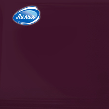 Салфетки Лилия 33х33 2сл 20шт Бордовый (15)