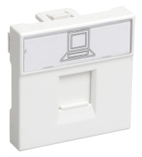 Розетка РКИ-20-00-П RJ-45 2модуля IEK Праймер (10)