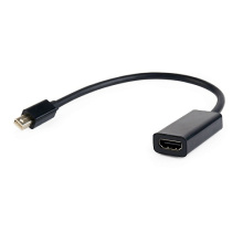 Переходник miniDisplayPort - HDMI 20M/19F кабель 0.15м Cablexpert пакет (1/100)