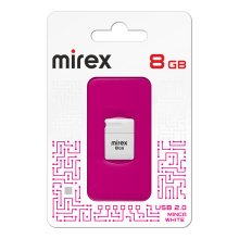 Флэш-диск Mirex  8GB Minca белый