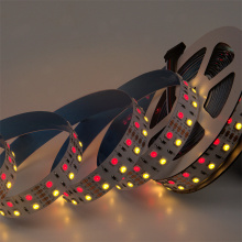 Лента диод 12В IP20 28.8Вт/м RGB+3000К 5050 120LED/м 720Лм/м 19мм 5м двухрядная General