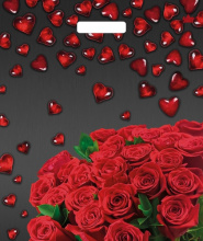 Пакет ПВД с вырубной ручкой 38х45 60мкм Мармеладные сердечки (50)