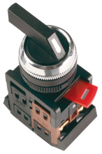 Перекл IEK АLС-22 I-O 1з+1р черн.длин.рукоят.2 фикс.полож.  (10)