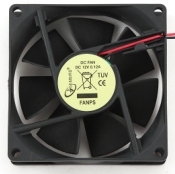 Вентилятор GEMBIRD 80*80*25 втул. 2pin провод30см