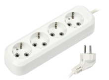 Удл 4гн  3м с/з ПВС 3500Вт 3x1мм² Smartbuy (40)