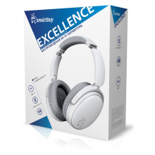 Гарнитура полнораз Smartbuy EXCELLENCE Bluetooth, складная, зарядка TypeC, белый (1/20)