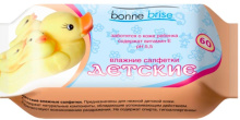 Салфетки влаж  60шт  детские BonneBrise (32)*
