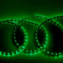 Лента диод 220В IP67  6.0Вт/м зеленый 2835 60LED/м 420Лм/м 6мм 50м General (50)