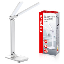 Св-к наст диод Ultraflash UF-819 С01 12Вт 6000К 600Лм белый (40)