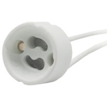 Патрон GU10 керамич 2x8см Ecola (48)