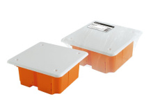Коробка TDM  92х92х40мм крышка штрихкод (126)