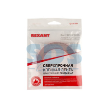 Лента двусторон акрил 9мм х 5м прозр Rexant (270)