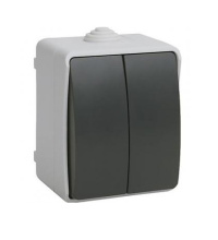 Выкл. IEK Форс 2кл. IP54 (10/100)