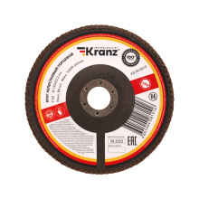 Круг лепестковый торцевой 150х22мм Р60 Kranz (1/10)