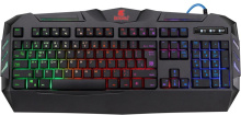 Клавиатура Defender  игровая Werewolf GK-120DL RGB подсветка черный
