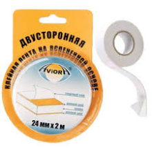 Лента двусторон вспен осн  24мм х 2м 1хBl Aviora (30/180)