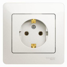 Розетка Glossa 1-ая с/з перламутр (15)