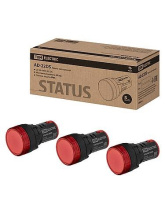 Лампа инд TDM AD-22DS(LED) красный 24-440В (10)