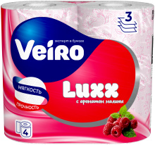 Veiro 3сл Luxx  4шт Aroma Малина (12/576)