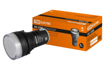 Лампа инд TDM AD-22DS(LED) белый 110В (10)