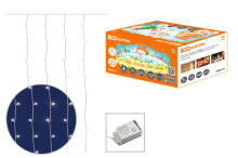 Занавес TDM 120LED 1.5х1.5м белый 8 режимов IP44 (20)