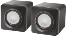 Колонки 2.0 Defender SPK-33 2x2.5Вт USB чёрный/оранжевый (50)