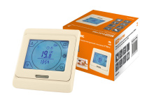 Терморегулятор TDM ТТПЭ-2 16А слоновая кость сенсорный