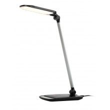 Св-к наст диод Эра NLED-460 14Вт 3000-6000К ночник диммер черно-серебристый (8)