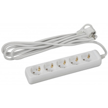 Удл 5гн  3м с/з ПВС 3500Вт 3x1мм2 Эра (10)