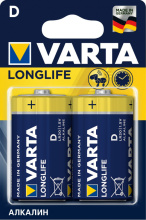 LR20 Varta Longlife 2/блистер (20/100)