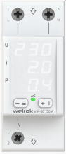 Реле напряжения и тока Welrok VIP-50 white 50А 11000ВА