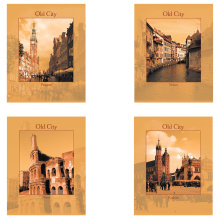 Тетрадь  96л. А5 клетка Staff "ГОРОДА" офсет №2 обложка картон АССОРТИ (1/48)