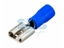 Разъем плоский изол мама РпИм 2-250 6.6мм 1.5-2.5мм² (РпИ-м 2.5-(6.3)) Rexant (100)