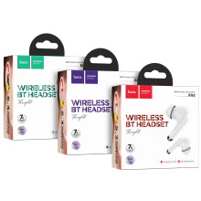 Гарнитура вкладыши TWS Hoco EQ2 Bluetooth заряд станция 320mAh науш 30mAh автосопряжение чёрный (14)