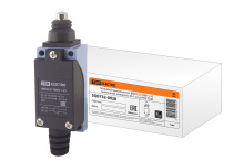 Выкл концевой TDM ВККН-2110М11-У2 5А 230В IP65 кнопочный толкатель (1/100)